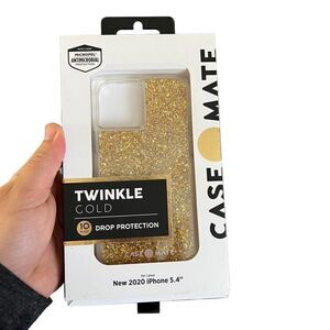 Case mate gold glitter drop protection 2020 iPhone 5.4 inch